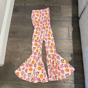 Girls‎ Retro Christmas Bell Bottom Jumper Size 6-7